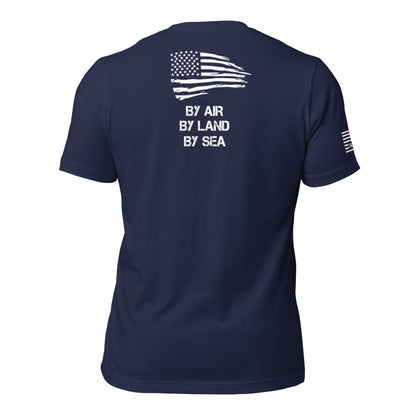 By Air By Land By Sea Unisex T-shirt